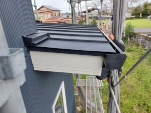 菊川市にて、新築住宅の屋根と樋工事に携わりました。
