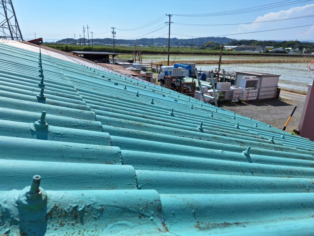 掛川市にて　スレート屋根雨漏り直し