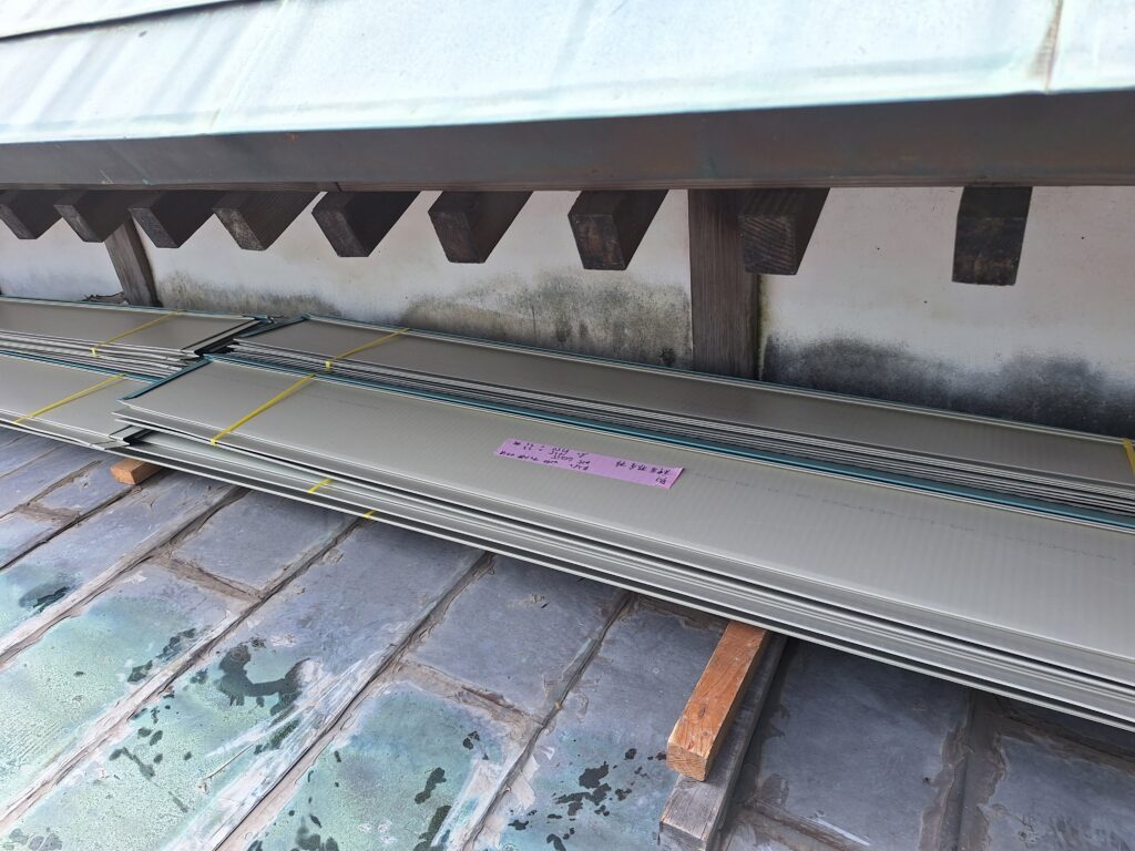 牧之原市　神社屋根工事(本堂・社務所)