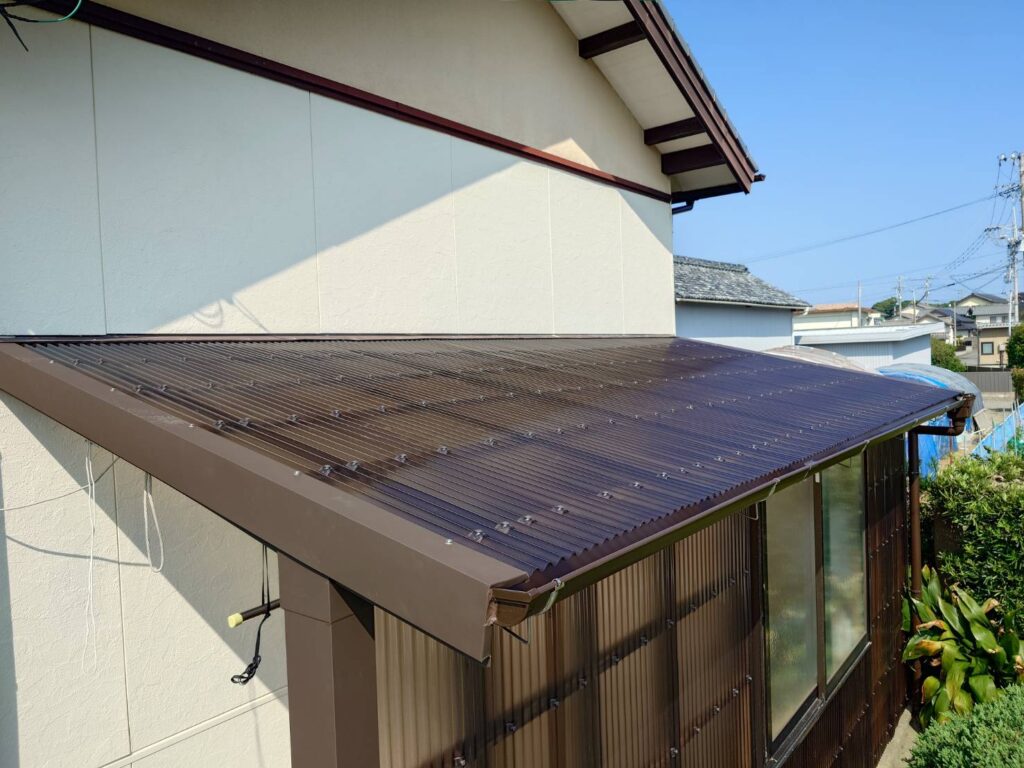 御前崎市白羽地区　竜巻被害復旧作業①