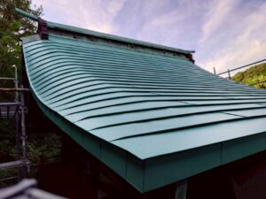 牧之原市　神社屋根工事(本堂・社務所)