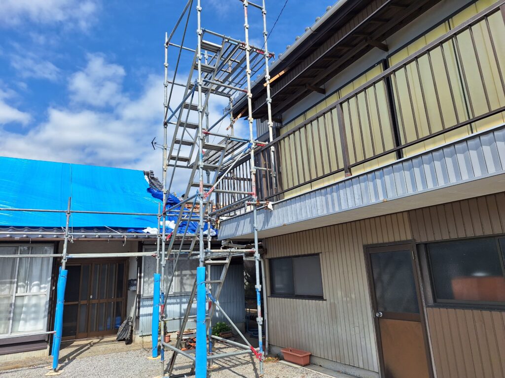 牧之原市細江地区　竜巻被害復旧作業⑤