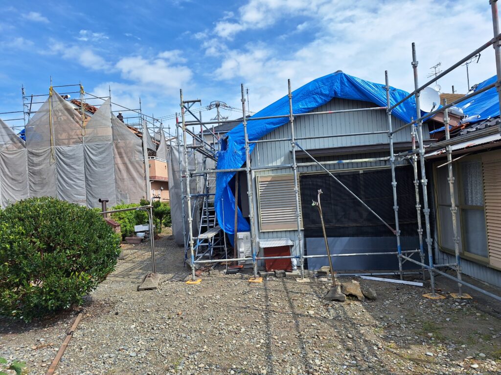 牧之原市細江地区　竜巻被害復旧作業⑤