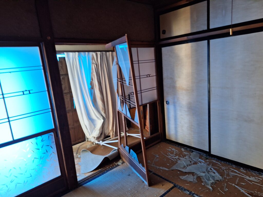 牧之原市細江地区　竜巻被害復旧作業⑤