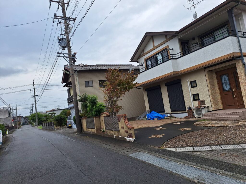 牧之原市細江地区　竜巻被害復旧作業⑤