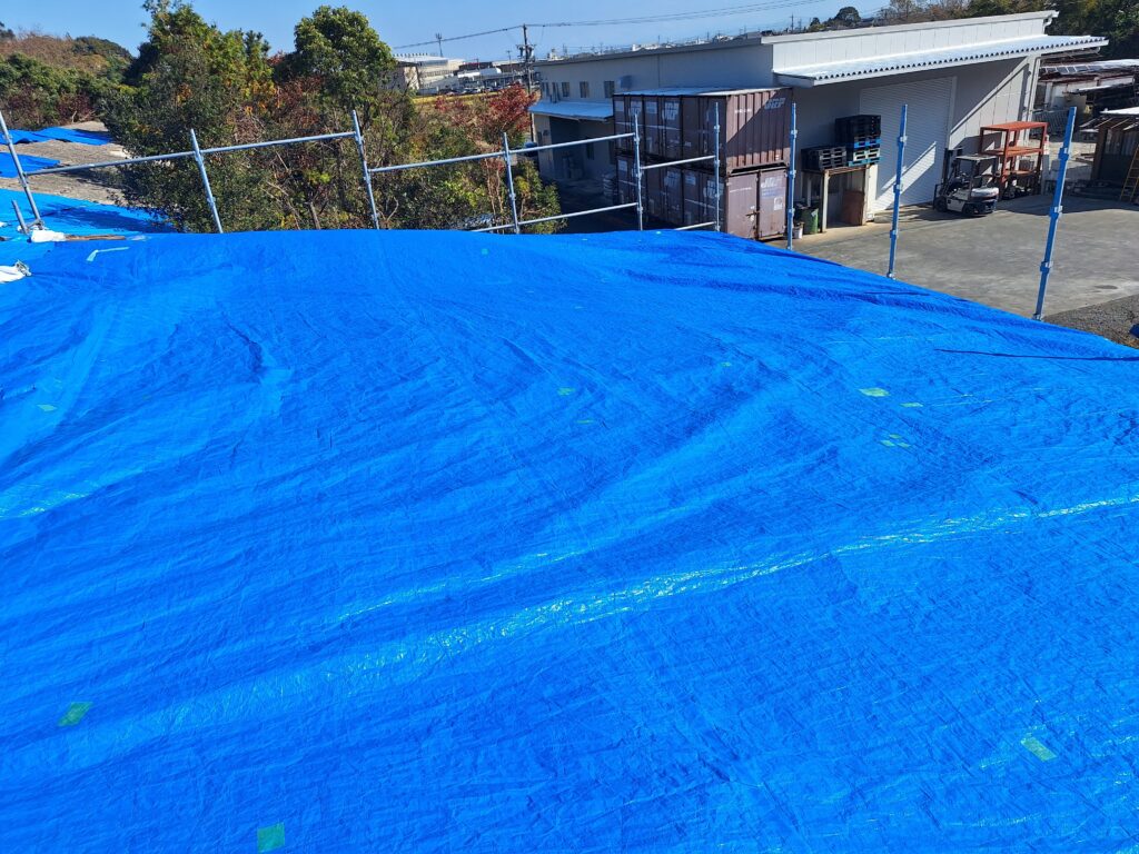 牧之原市細江　竜巻被害復旧作業⑦