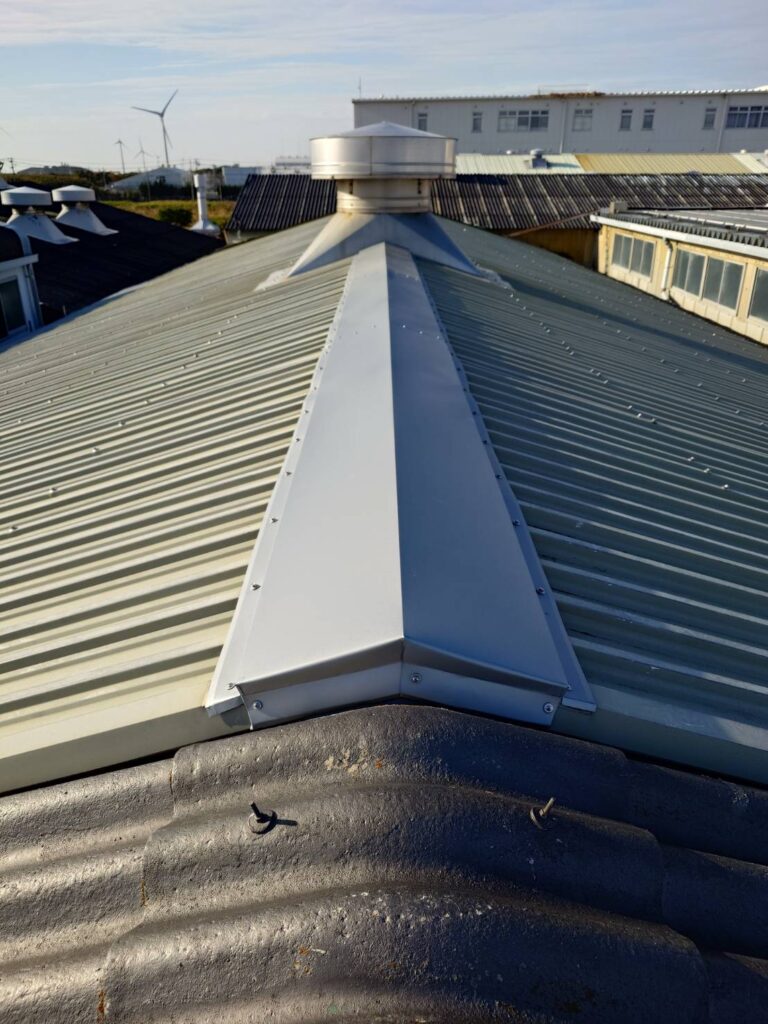 掛川市　スレート屋根のズレ