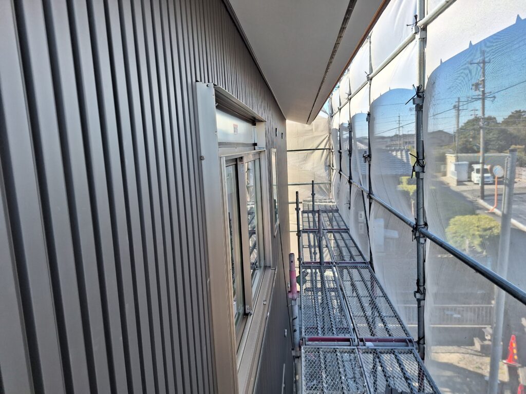 磐田市にて、新築住宅の施工。