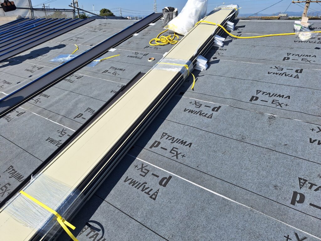 磐田市にて、新築住宅の施工。