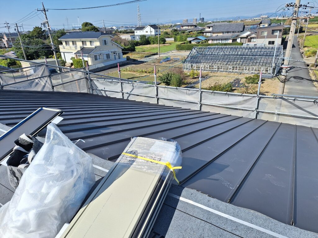 磐田市にて、新築住宅の施工。