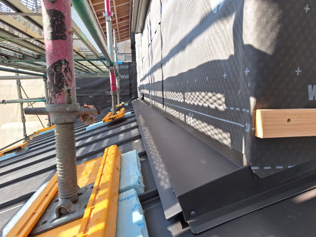 磐田市にて、新築住宅の施工。