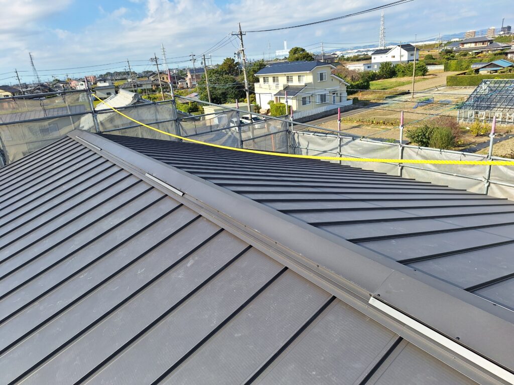 磐田市にて、新築住宅の施工。