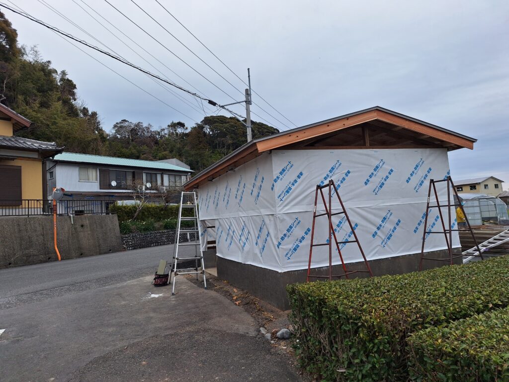 吉田町　農業倉庫をリフォーム致しました。